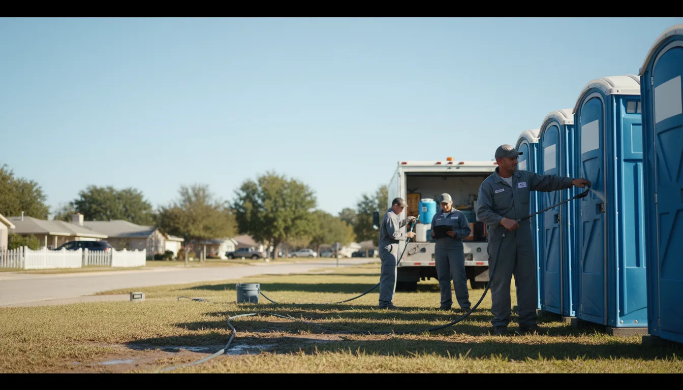 Long-Term Portable Toilet Rental in Eola, IL near me